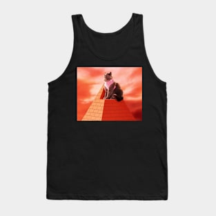 Pyramid Cat Tee Tank Top